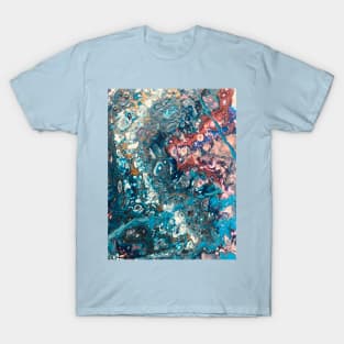 Multicolor festival pouring abstract paint T-Shirt